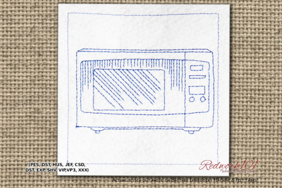Evaluating Microwave Oven Redwork for Etsy Sales