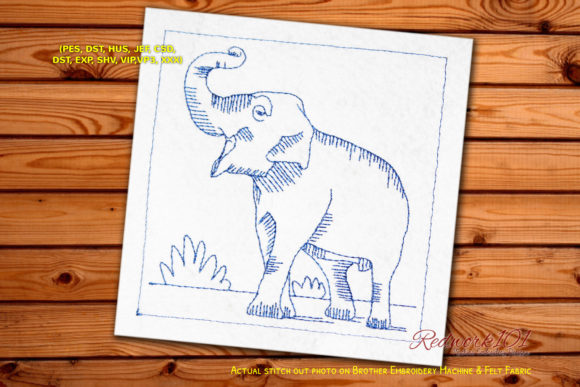 Reviewing Asian Elephant Raising His Trunk for Etsy Shops
