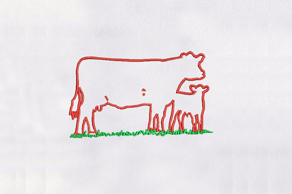 Reviewing Outline Angus Cattle for Custom Gifts