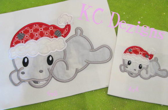 Reviewing the Christmas Baby Hippo Applique