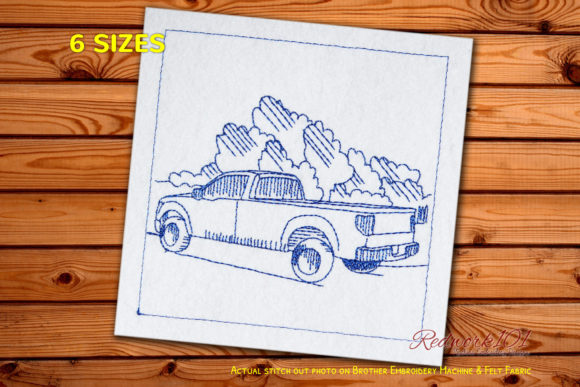 Truck Back Side View Lineart Review