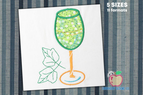Wine Glass with Leaf Applique: A Designer Review